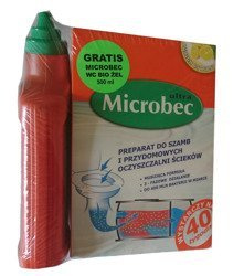 Bros Microbec Ultra aktywator do szamb 1kg+żel 0,5l gratis