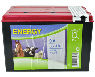 Bateria ENERGY 9V 55Ah do Elektryzatorów