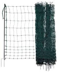 Siatka elektryczna dla drobiu PREMIUM 25m/106cm, podw. szpic, zielony, Kerbl 292414