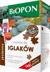 BIOPON -Nawóz jesienny iglaki 1kg