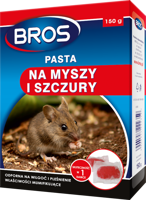 Bros pasta trutka miękka na myszy szczury 150g