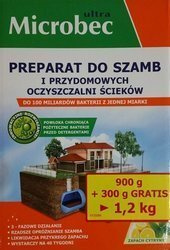 Microbec Ultra CYTRYNOWY 900g do szamb plus 300g