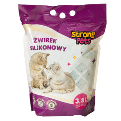 STRONG PETS Żwirek Silikonowy 3,8L- naturalny