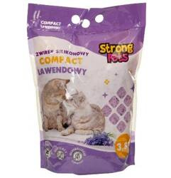 STRONG PETS Żwirek Silikonowy 3,8L- compact lawendowy