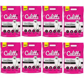 Żwirek CALITTI MICRO crystals 3,8 Silikonowy KARTON-8szt