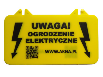 Tabliczka ostregawcza 10x20cm