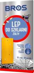 LEP DO SZKLARNI żółty tunele drzewa owocowe BROS,10szt.