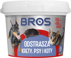 Odstraszacz krety, psy, koty 450ml (350+100) Bros