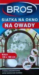 SIATKA na okno 150x180 BIAŁA Bros